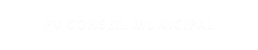 PV CONSEIL MUNICIPAL