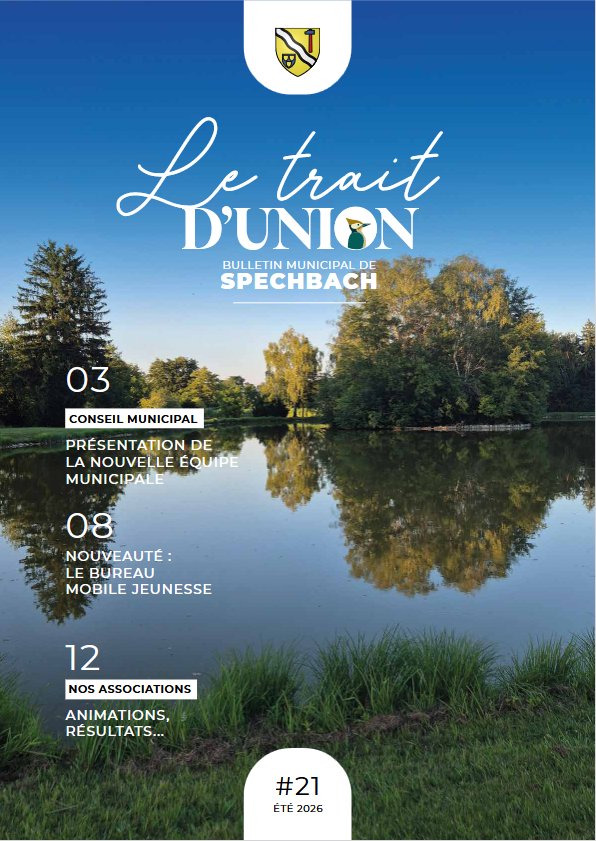 Couverture du bulletin : Trait d'Union été 2026