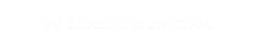 PV CONSEIL MUNICIPAL